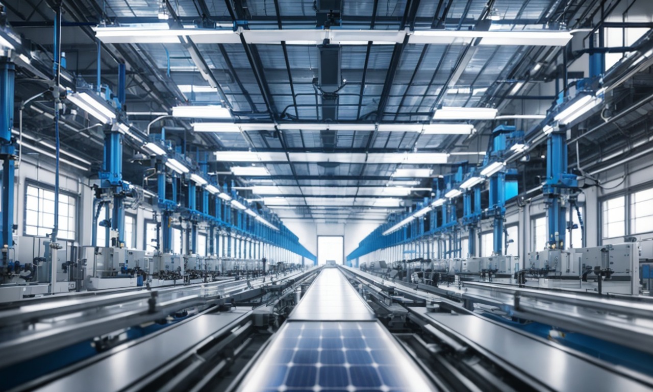 Fertigungslinie f&uuml;r Solarmodule